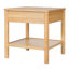 Table de bout K / D avec 1 tiroir, couleur naturelle