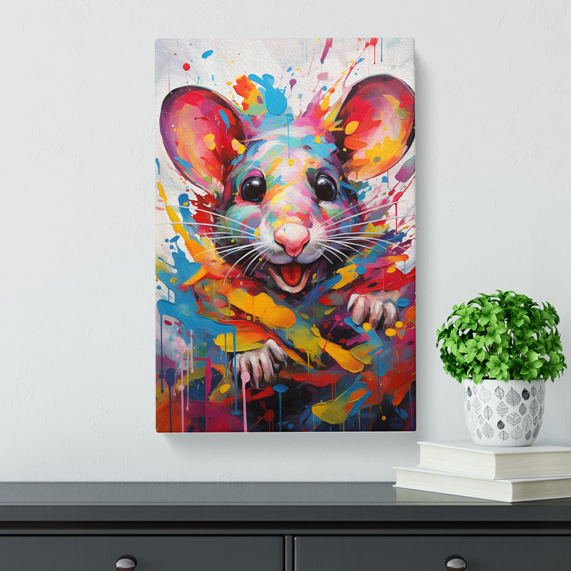 Mouse Expressionism - Print, 60cm H x 40cm W x 3cm D