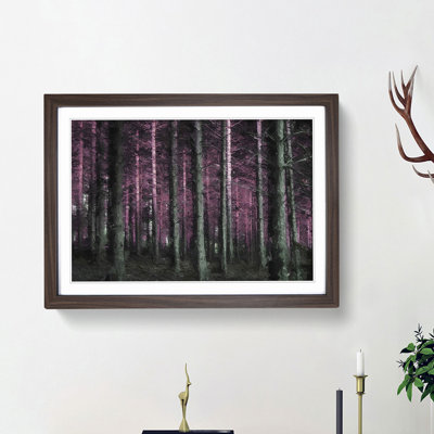 Forest in Pink - Framed Print
