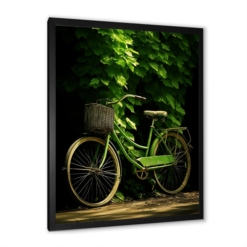 Emerald Escape, impression sur toile, 44" H x 34" W x 1.5" D, Cadre photo noir