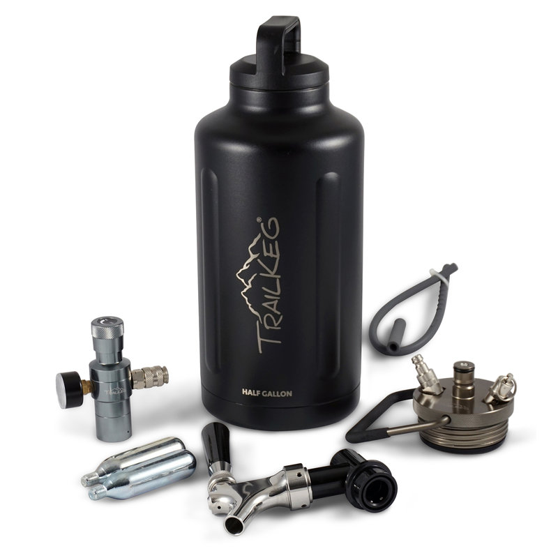 Cruche 64 oz trailkeg, Noir
