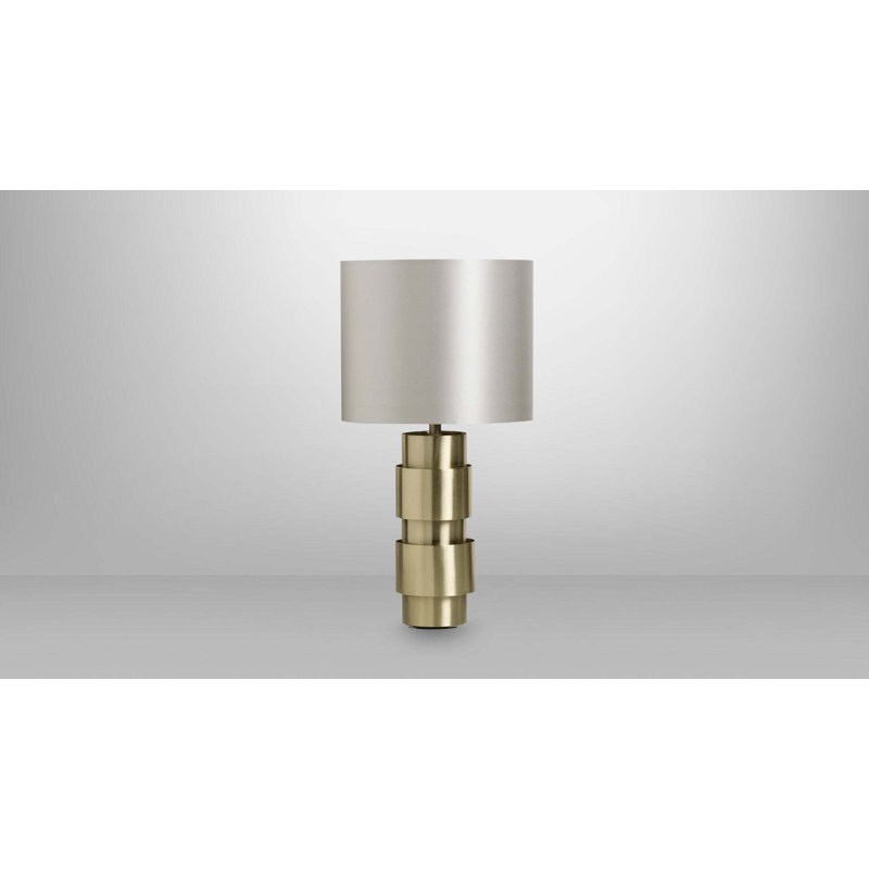 Ring Table Lamp, Satin Brass