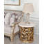 Table d'appoint ronde Platine