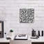 «Epic Graffiti» Square Decorative Batik 6 »par Alonzo Saunders, art mural sur toile, 12 po x 12 po