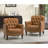 Annja 32" W Tufted Genuine Leather Armchair-80015534
