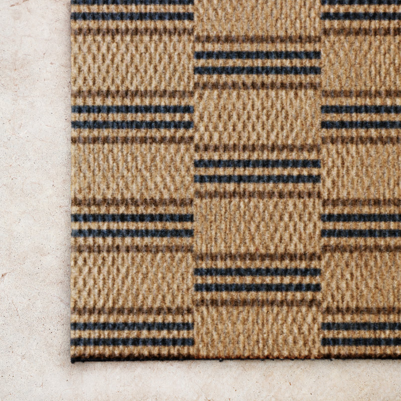 Neighburly Non-Slip Striped Outdoor Doormat