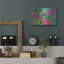 Art mural en métal Red Barrel Studio® «Paisley Garden» par Hello Angel-1744872052