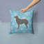Coussin intérieur/extérieur en flocons d’hiver-32011174