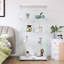 Vitrine blanche à 4 tablettes pour salon Living Room