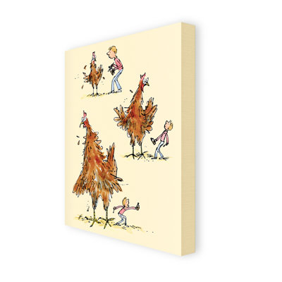 Quentin Blake - Wrapped Canvas Print