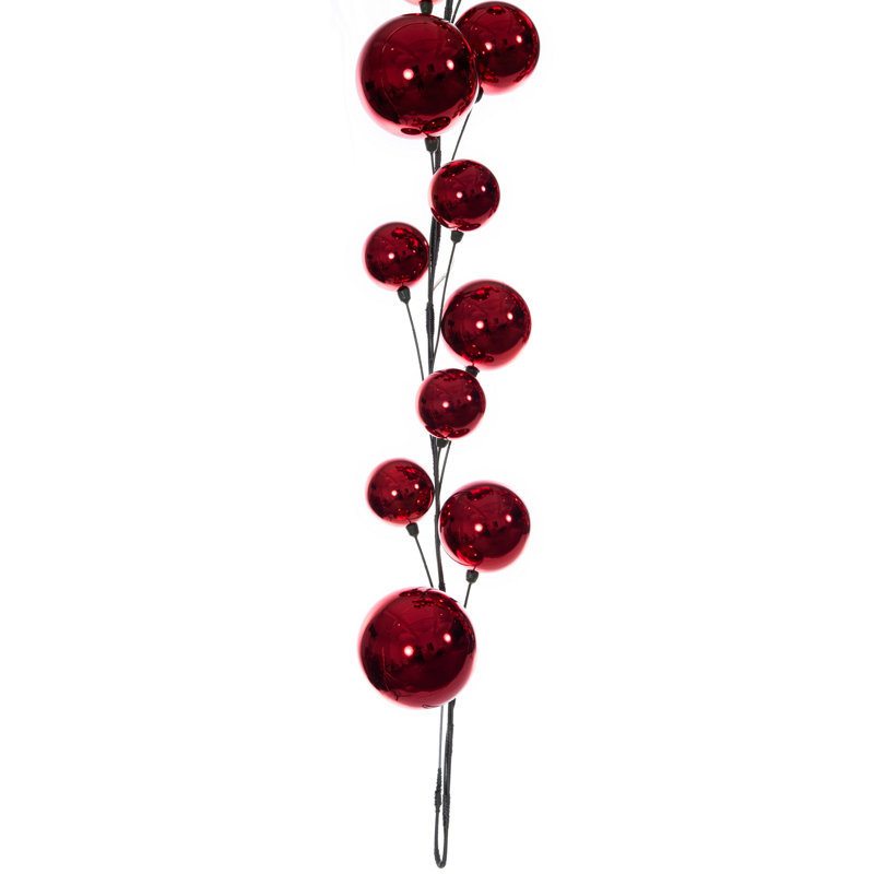 Guirlande Vickerman 10 'Red Ball Branch.