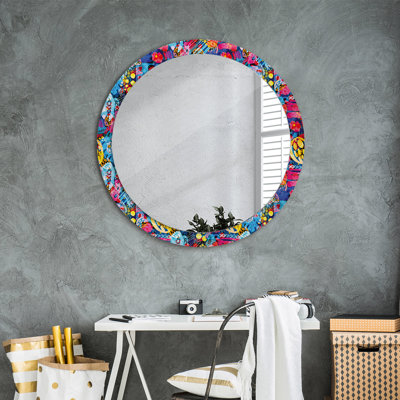 Huldar Glass Flat Wall Mirror