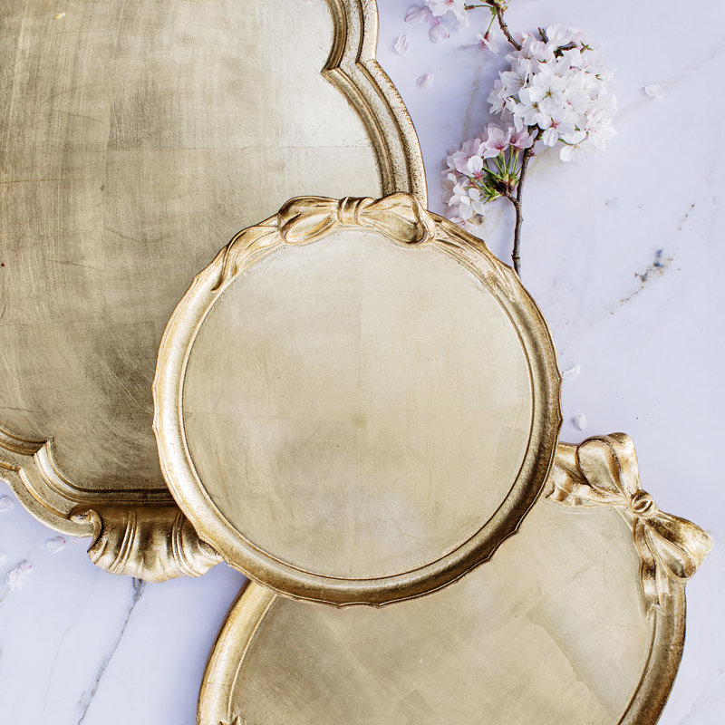 Florentine Solid Wood Decorative Tray