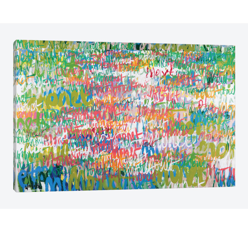 Monet monet monet series : no. 23, reproduction d’art sur toile tendue, H 26 po x l 40 po x P 1,5 po, Toile tendue
