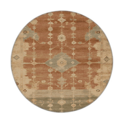Tapis intérieur et extérieur brun Overdyed