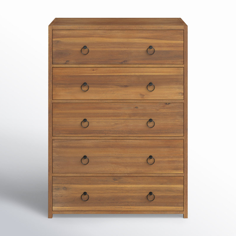 Elin 5 Drawer Dresser, Natural