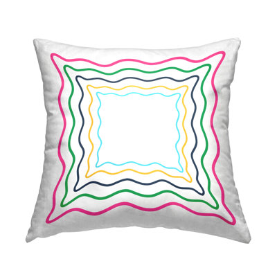 Victorian Floral Bouquet Decorative Printed Pillow by Lazar Studio