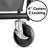 Metal Laundry Cart with Wheels-93142572