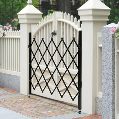 Security Black Metal Gate