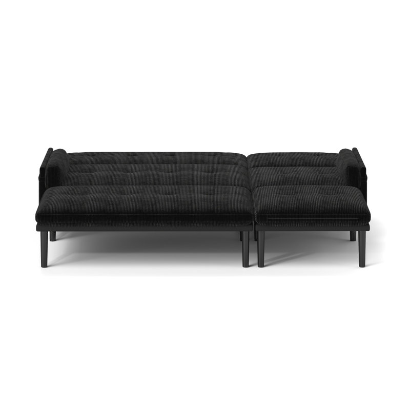 Canapé moderne gris, Noir