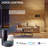A19 LED Dimmable Smart Bulb 60W Eqv., Multi-color Alexa App Control E26/Medium Base