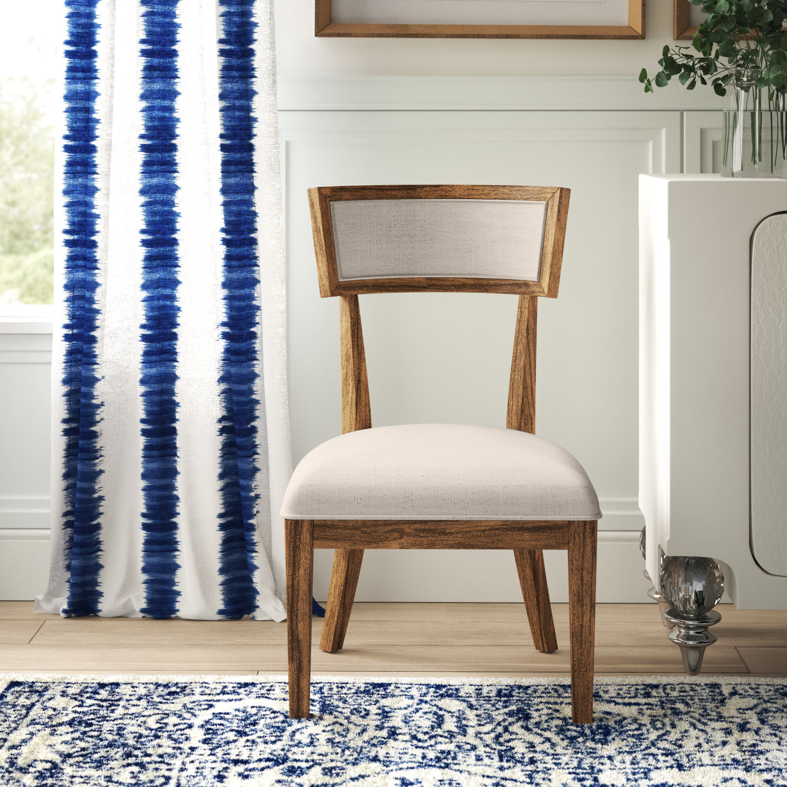 Ashley Linen Side Chair