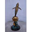 Nifao Dolphin, Turtle, Anchor & Fish Bronze Statue – Intricate Marine Wildlife Figurine on Marble Base for Home, Office, Garden, or Nautical Decor – Symbol of Sea Lore, Strength 6" L x 10" W x 19" H.