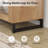 Modern Dresser With Adjustable Shelves, 4 In 1 Storage Cabinet With Glass Doors-1416395720