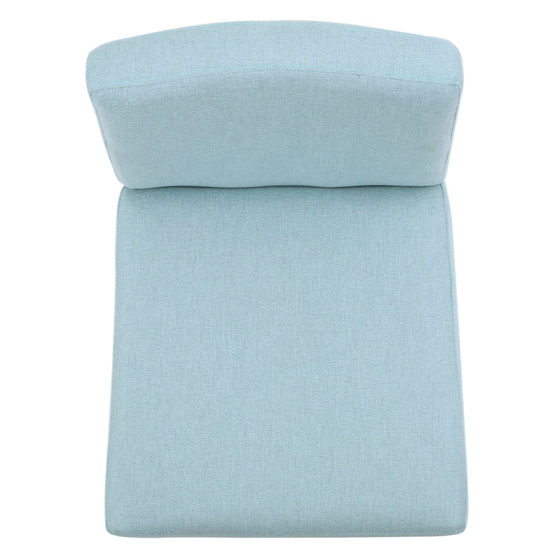 Ingleside Upholstered Counter Stool, Light Blue, Counter Stool (26" Seat Height)