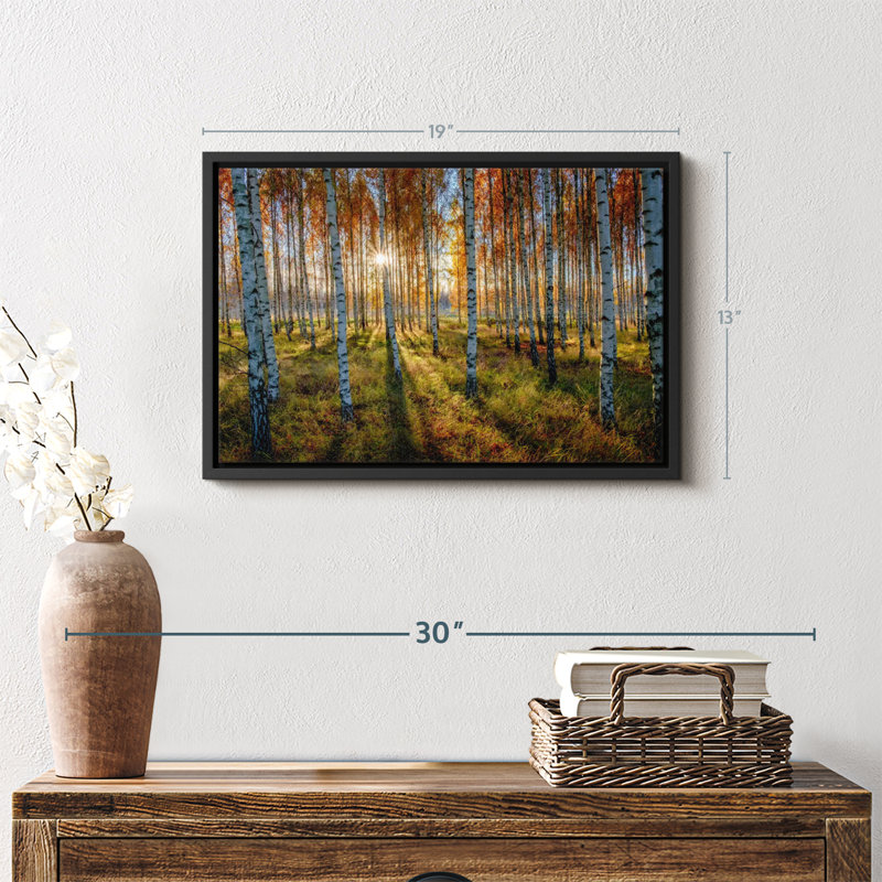 Impression sur toile de bouleau suédois, H 19 po x l 13 po