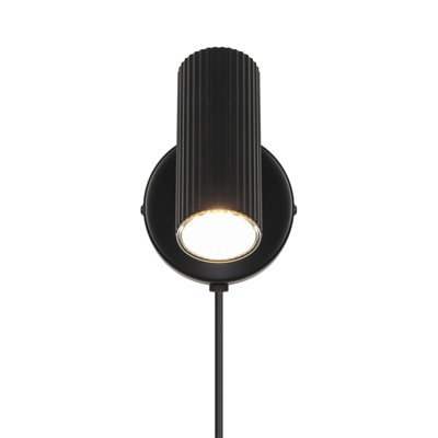 Steel Plug-in Flush Mounted Sconce