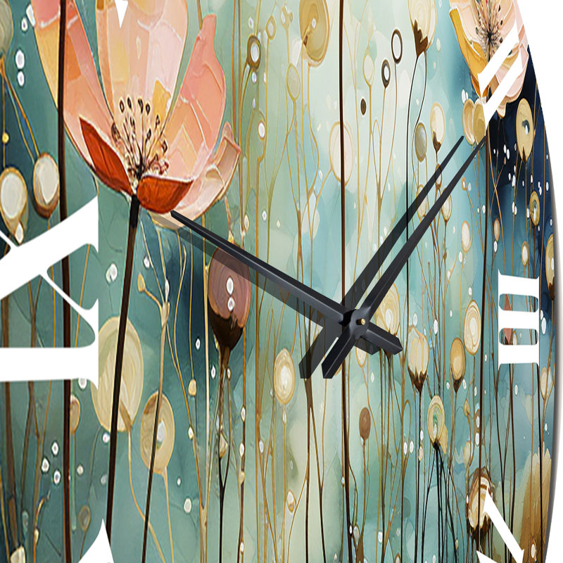 Horloge murale en métal, Grand