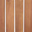Ensemble de conversation en bois massif pour 4 personnes avec coussins Alderico Langell-499029229