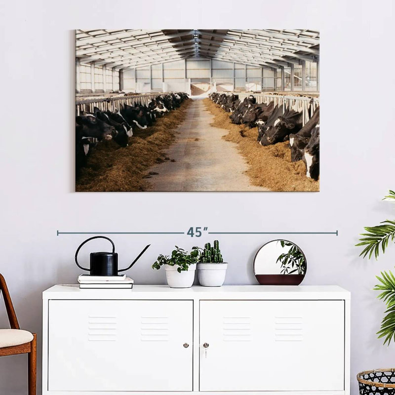 Barn Cows, 26" H x 39" W