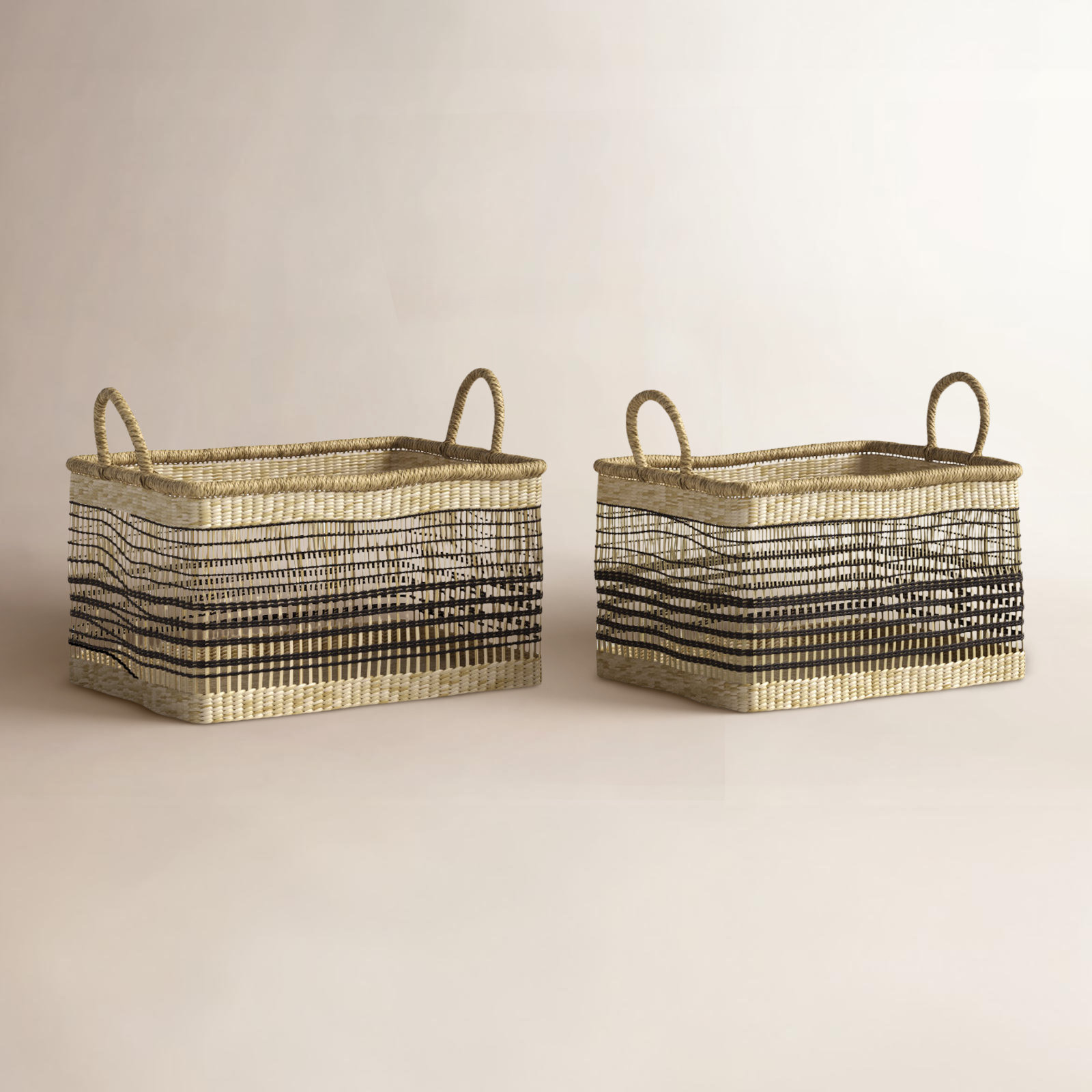 Yoxall Handmade Seagrass Decorative Basket 2