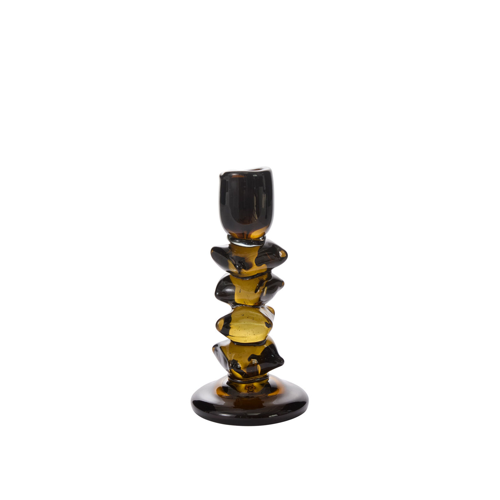 Foundation Candleholder, 9" H x 4.25" W x 4.25" D