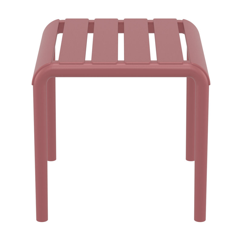 Ruta Paris 16" Outdoor Side Table, Marsala