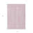 3' X 5' Pink And Ivory Striped Washable Indoor Outdoor Area Rug