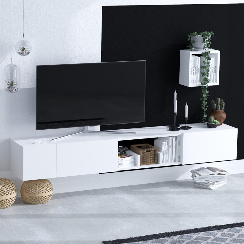 Hayron Unfinished Floating Entertainment Centre for TVs up to 78"