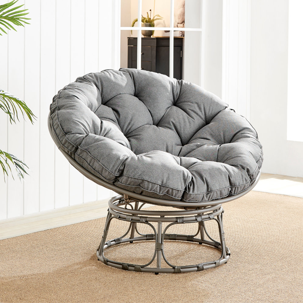 Yucaipa Cosy Moon Pod Garden Chair with Cushion - Patio or Conservatory Papasan Chair
