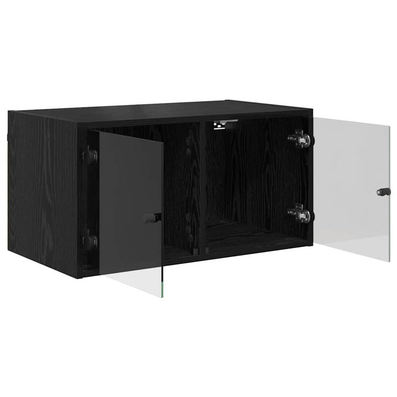 Bathroom Cabinet, Black Oak