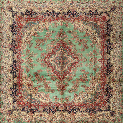 Tapis oriental beige