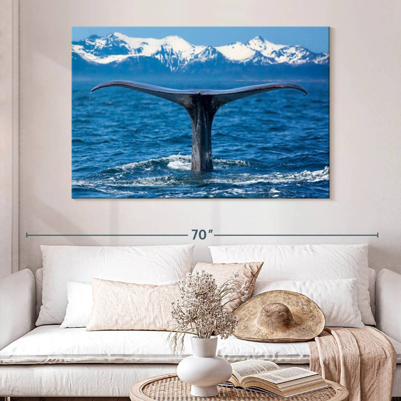 Brampt Monterey Bay Whale, 34" H x 51" W