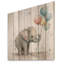 " Grey Illustration Detailed Baby Elephant "-1068043451