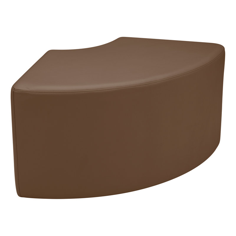 Tabouret de quart de salle à manger modulaire de Learniture, Chocolat, H 20 po x l 37 po x P 27 po, Oui