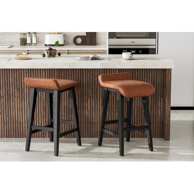Counter Stool with Metal Frame