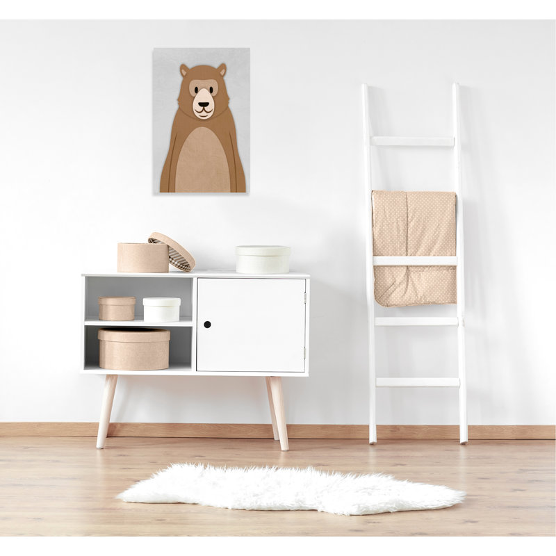 Adhésif décoratif Cheery Bear, H 36 po x l 24 po x P 1,5 po, Toile