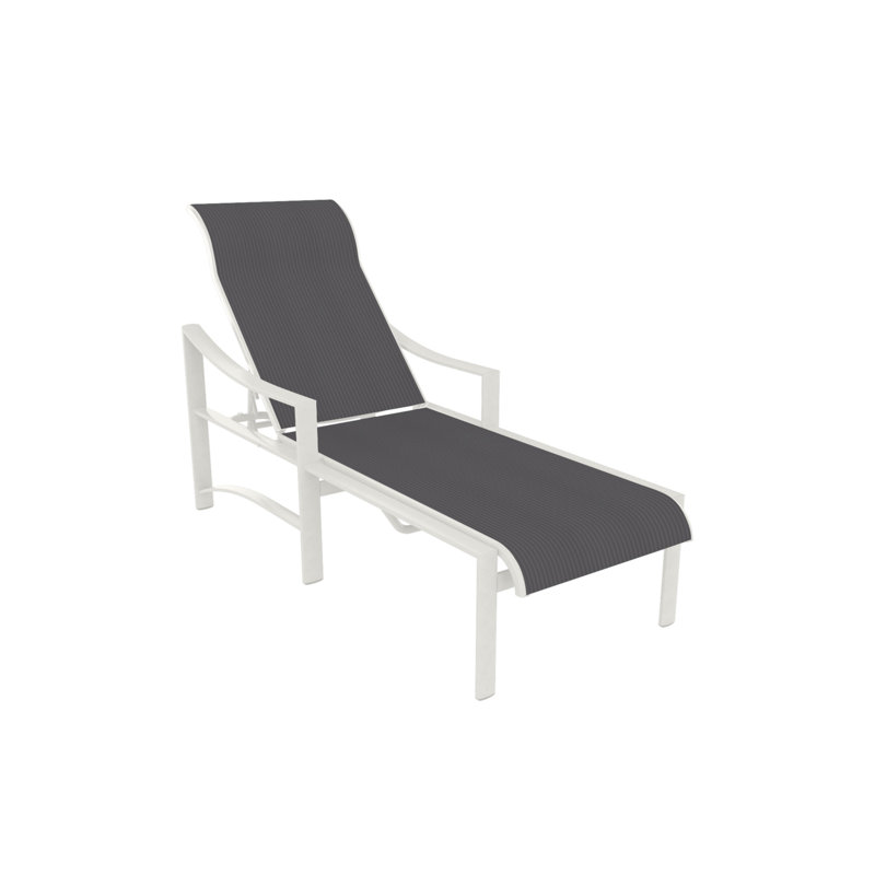 Kenzo Outdoor Chaise Lounge, Shell, Rincon