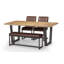 Armor Faux Leather Upholstered Bench-1587793924