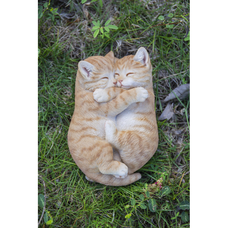 Sleeping Couple Cats, Orange